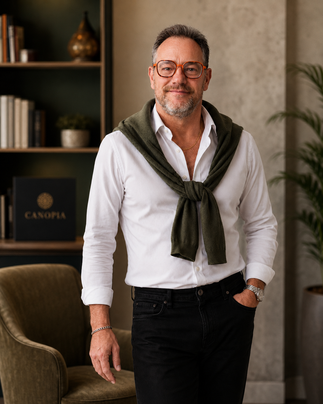 Christophe Cattaneo, fondateur des Éditions Canopia et animateur des Jeudis de l’Autorité